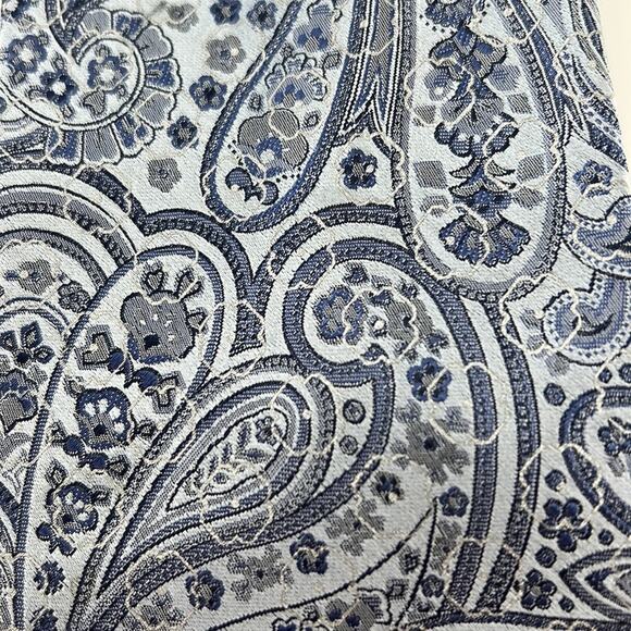 Corneliani 100% Seta Silk - Blue - Picture 2 of 6